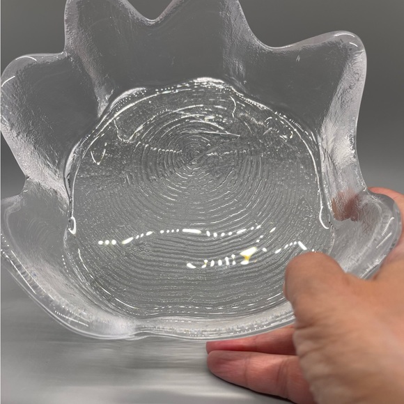 Kosta Boda And Scruf Woodstock By Bengt Edenfalk Crystal W/ Tree Rings